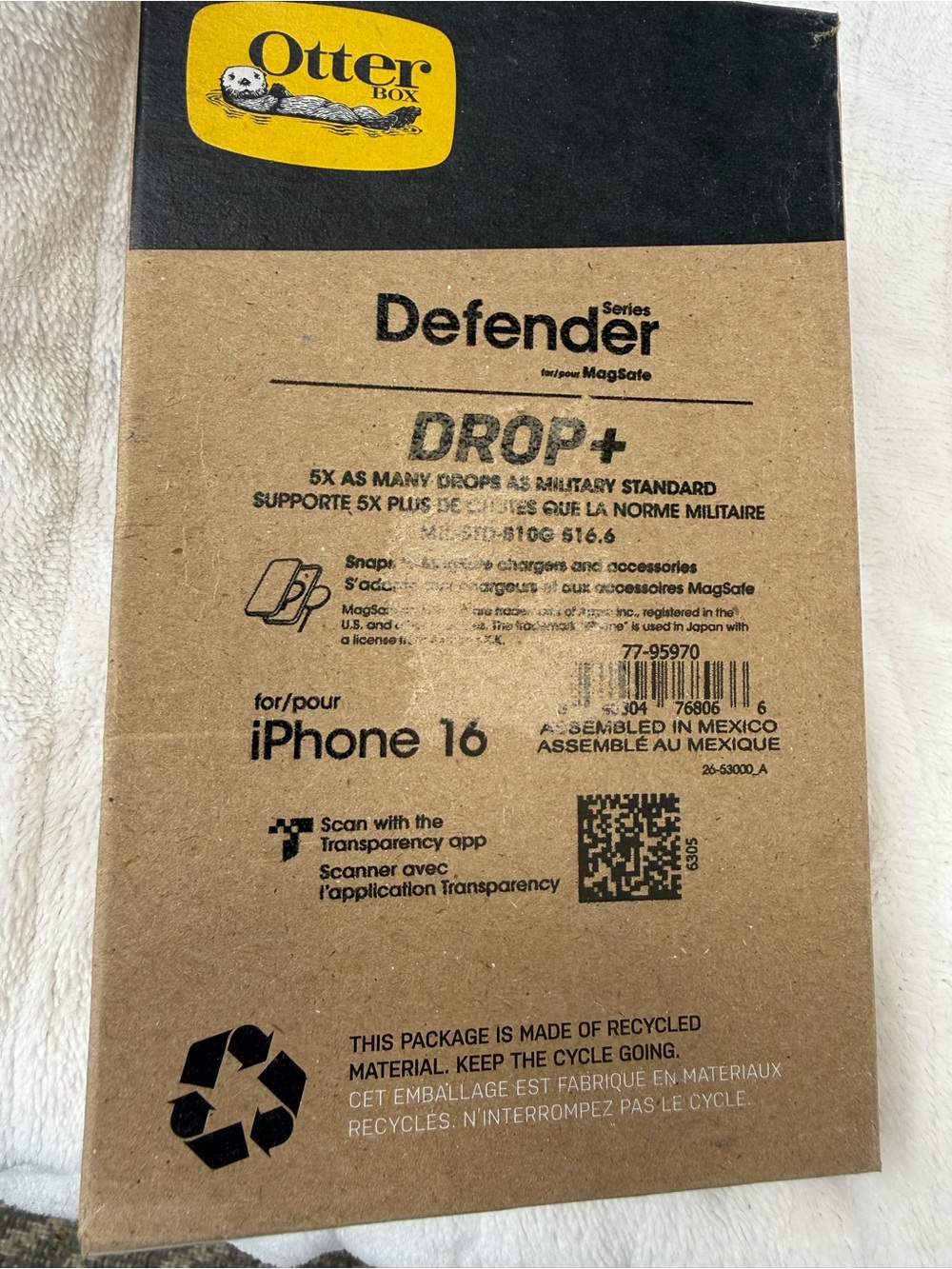 OtterBox Black Rugged MagSafe-Compatible Phone Case - Picture 5 of 6